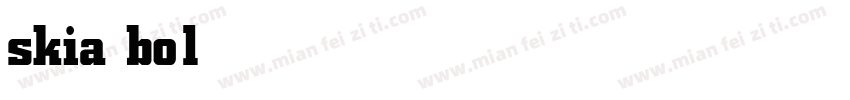 skia bold字体转换